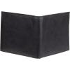 Dockers Men’s Bifold Leather Wallet-Thin Slimfold Extra Capacity(Opaque Black)
