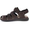 Dockers Men’s Byrd Fisherman Sandal(Dark Brown/Black)