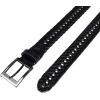 Dockers Men’s Leather Braided Fully Adjustable Belt(Black Glazed)