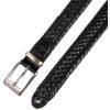 Dockers Men’s Leather Braided Fully Adjustable Belt(Black Lace)