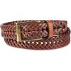 Dockers Men’s Leather Braided Fully Adjustable Belt(Tan)
