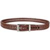 Dockers Men’s Leather Braided Fully Adjustable Belt(Tan Lace)
