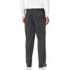 Dockers Men’s Relaxed Fit Comfort Khaki Pants(Dark Charcoal Heather)