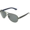 DOCKERS Men’s Bo Sunglasses Polarized Aviator, Gunmetal, 54mm(Gunmetal)