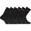 DOCKERS Men’s Performance Socks – 3-Pairs and 6-Pairs Athletic and Dress Crew Socks for Men(Black Multi 55 (6 Pairs))