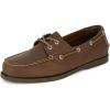 DOCKERS Men’s Vargas Leather Casual Classic Boat Shoe(Rust)