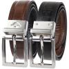 Dockers Boy’s Big Reversible Two-In-One Dress and Casual Belts(Brown/Black Dressy)