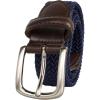 Dockers Boys’ Dockers Big Boys’ Braided Elastic-Web Stretch Belt(Navy)