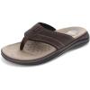 Dockers Men’s Banks Flip-Flop(Dark Brown/Black)