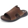 Dockers Men’s Barlin Slide Sandal(Dark Tan)