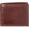 Dockers Men’s Bifold Leather Wallet-Thin Slimfold Extra Capacity(Brown)