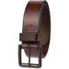 Dockers Men’s Everyday Casual Belt-Regular and Big & Tall Sizing(Brown)