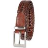 Dockers Men’s Leather Braided Fully Adjustable Belt(Tan Lace)