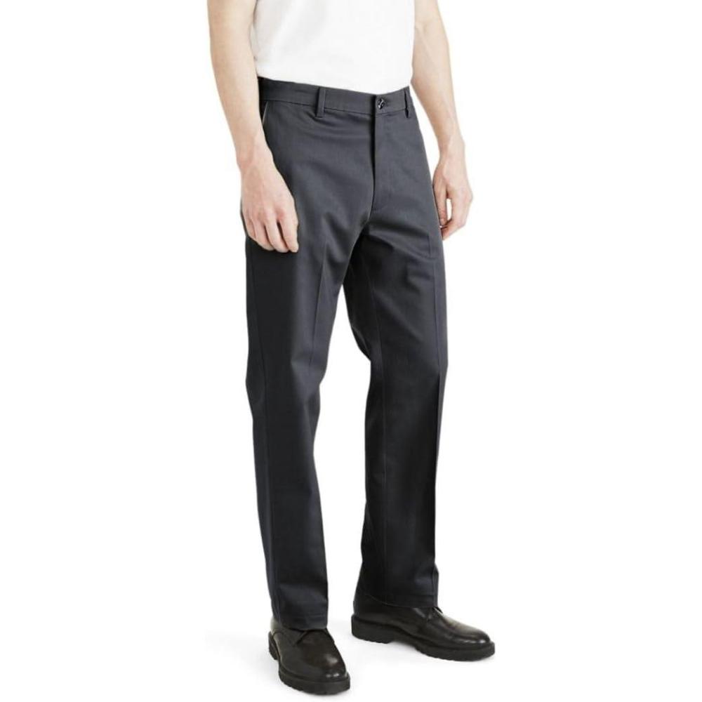 imageDockers Mens Classic Fit Signature Iron Free Khaki with Stain Defender Pants Regular and Big ampamp TallSteelhead