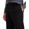 Classic Fit Signature Iron Free Khaki with Stain Defender Pants – Pleated (Regular and Big & Tall)(Beautiful Black)