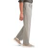 Classic Fit Signature Iron Free Khaki with Stain Defender Pants – Pleated (Regular and Big & Tall)(Cloud)