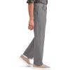 Classic Fit Signature Iron Free Khaki with Stain Defender Pants – Pleated (Regular and Big & Tall)((New) Burma Grey)