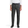 Classic Fit Signature Iron Free Khaki with Stain Defender Pants – Pleated (Regular and Big & Tall)(Steelhead)