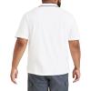 DOCKERS Mens Short Sleeve Perfect Performance Polo (Regular and Big & Tall)(Lucent White)