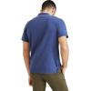 DOCKERS Mens Short Sleeve Perfect Performance Polo (Regular and Big & Tall)(Sargasso Sea Blue)