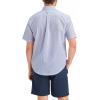 DOCKERS Men’s Classic Fit Short Sleeve Signature Shirt with Stain Defender((New) Colton Arctic Ice Print)