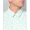DOCKERS Men’s Regular Fit Short Sleeve Casual Shirt (Standard and Big & Tall)(Green – Loquat Harbor Grey)