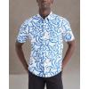 DOCKERS Men’s Regular Fit Short Sleeve Casual Shirt (Standard and Big & Tall)(Lagoon Ceramic Blue)