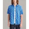 DOCKERS Men’s Regular Fit Short Sleeve Casual Shirt (Standard and Big & Tall)(Mirage Ceramic Blue)