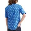 DOCKERS Men’s Regular Fit Short Sleeve Casual Shirt (Standard and Big & Tall)(Mirage Ceramic Blue)