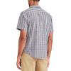 DOCKERS Men’s Regular Fit Short Sleeve Casual Shirt (Standard and Big & Tall)(Mountain Creek Blue – Saltwater)