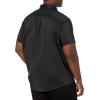 Dockers Men’s Classic Fit Short Sleeve Signature Comfort Flex Shirt (Standard and Big & Tall)(Black – Solid)