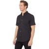 Dockers Men’s Classic Fit Short Sleeve Signature Comfort Flex Shirt (Standard and Big & Tall)(Black – Solid)