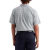 Dockers Men’s Classic Fit Short Sleeve Signature Comfort Flex Shirt (Standard and Big & Tall)(Grey – Yucca High Rise Plaid)
