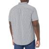 Dockers Men’s Classic Fit Short Sleeve Signature Comfort Flex Shirt (Standard and Big & Tall)(Medieval Blue – Gingham Plaid)