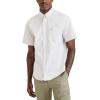 Dockers Men’s Classic Fit Short Sleeve Signature Comfort Flex Shirt (Standard and Big & Tall)((New) Foil Grey – End on End)