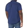 Dockers Men’s Classic Fit Short Sleeve Signature Comfort Flex Shirt (Standard and Big & Tall)((New) Medieval Blue – Solid)