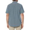 Dockers Men’s Classic Fit Short Sleeve Signature Comfort Flex Shirt (Standard and Big & Tall)(Ocean Blue – Searcy Print)