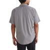 Dockers Men’s Regular Fit Short Sleeve Utility Shirt(Car Park Grey – Solid (Rip Stop))