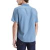 Dockers Men’s Regular Fit Short Sleeve Utility Shirt(Oceanview Blue- Solid (Ripstop))