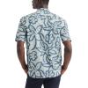 Dockers Men’s Short Sleeve Camp Collar Shirt (Regular and Big & Tall)(Green – Harbor Gray Mangrove (Slub))