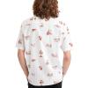 Dockers Men’s Short Sleeve Camp Collar Shirt (Regular and Big & Tall)(Lucent White – Station (Slub))