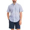DOCKERS Men’s Classic Fit Short Sleeve Signature Shirt with Stain Defender((New) Colton Arctic Ice Print)