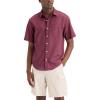 DOCKERS Men’s Regular Fit Short Sleeve Ultimate Shirt((New) Dry Rose)