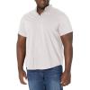 Dockers Men’s Classic Fit Short Sleeve Signature Comfort Flex Shirt (Standard and Big & Tall)((New) Foil Grey – End on End)