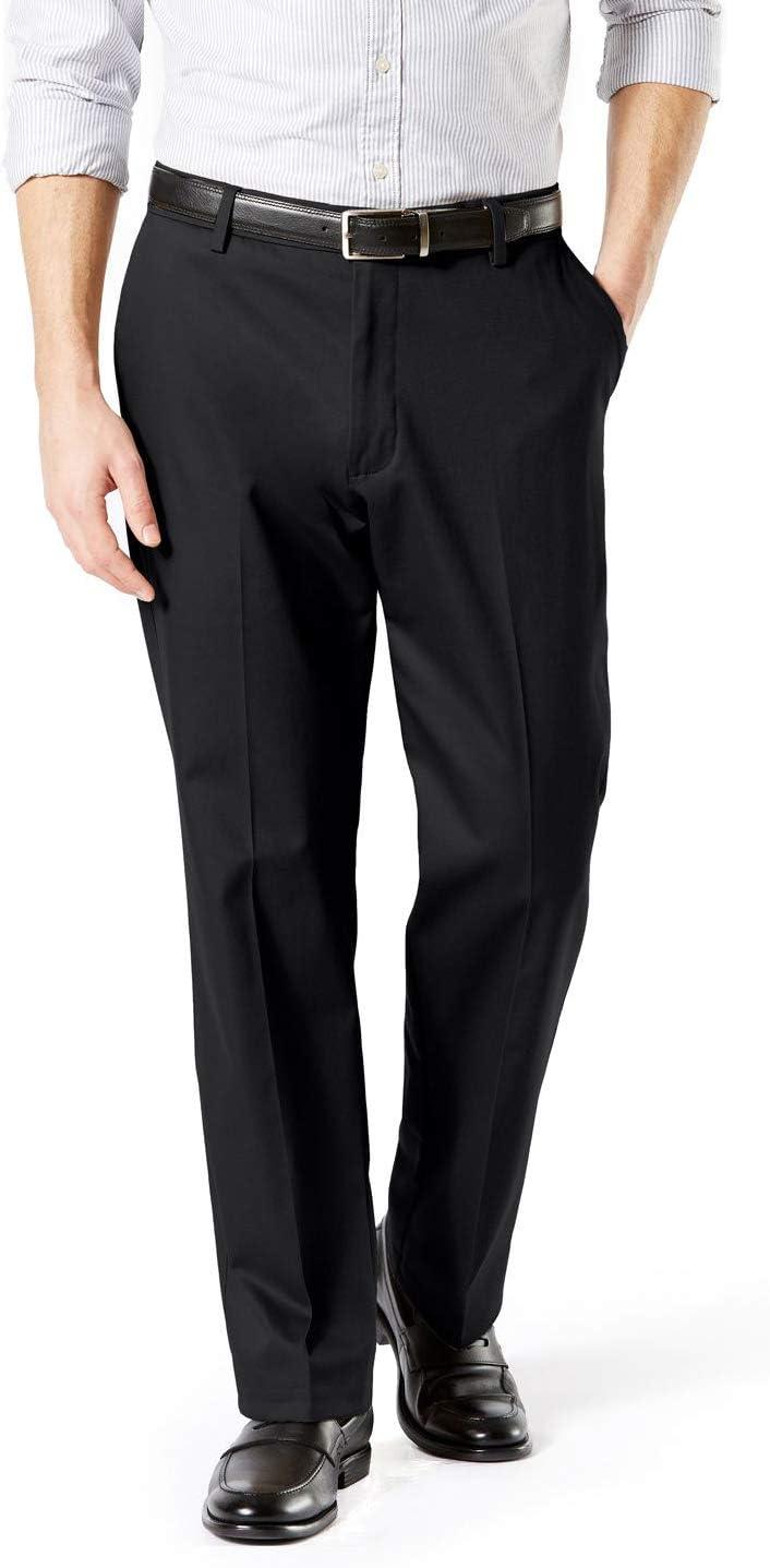 imageDockers Mens Classic Fit Signature Khaki Lux Cotton Stretch PantsBlack