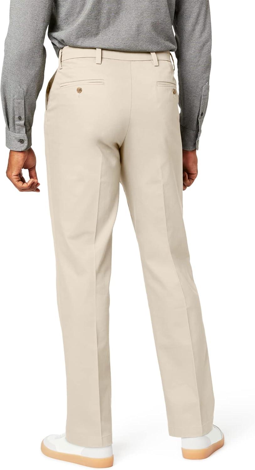 imageDockers Mens Classic Fit Signature Khaki Lux Cotton Stretch PantsCloud