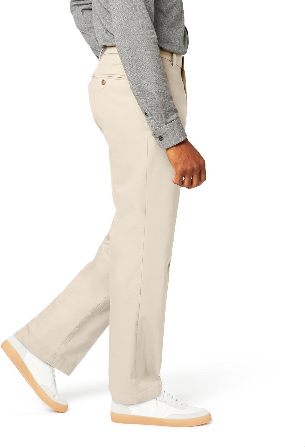imageDockers Mens Classic Fit Signature Khaki Lux Cotton Stretch PantsCloud