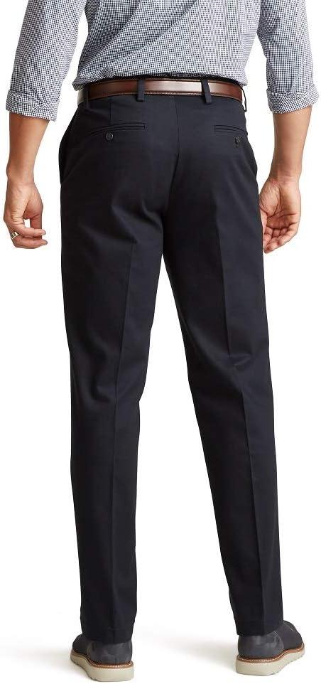 imageDockers Mens Classic Fit Signature Khaki Lux Cotton Stretch PantsDockers Navy