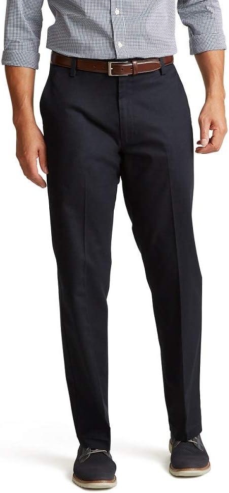 imageDockers Mens Classic Fit Signature Khaki Lux Cotton Stretch PantsDockers Navy
