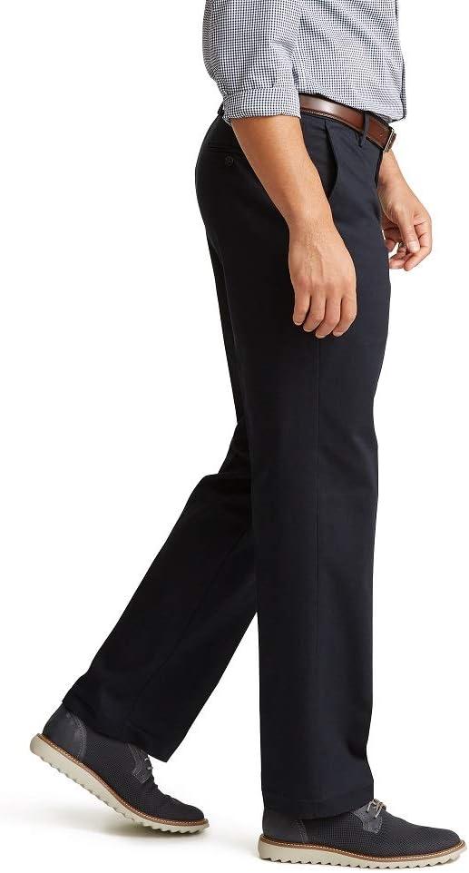 imageDockers Mens Classic Fit Signature Khaki Lux Cotton Stretch PantsDockers Navy